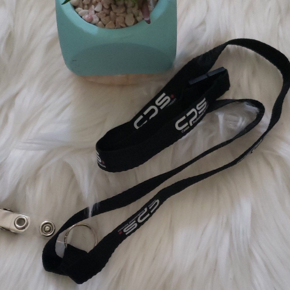 Canon CPS Black Lanyard